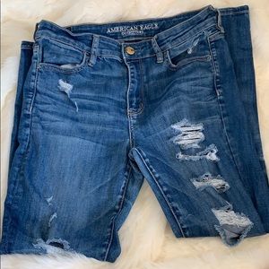 A&E Hi Rise Jegging super stretch x size 10